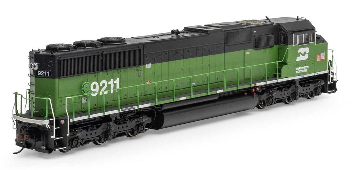 Athearn Genesis HO ATHG75638 DCC/Tsunami 2 Sound Equipped EMD SD60M 'Tri-Clops' Locomotive Burlington Northern BN #9211