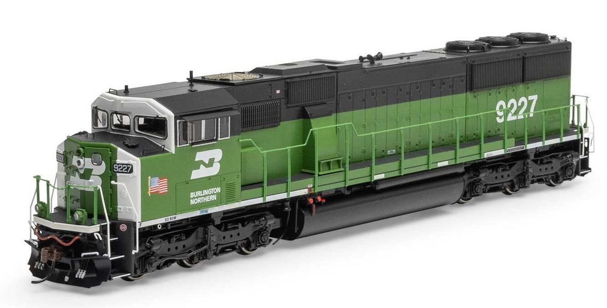 Athearn Genesis HO ATHG75639 DCC/Tsunami 2 Sound Equipped EMD SD60M 'Tri-Clops' Locomotive Burlington Northern BN #9227