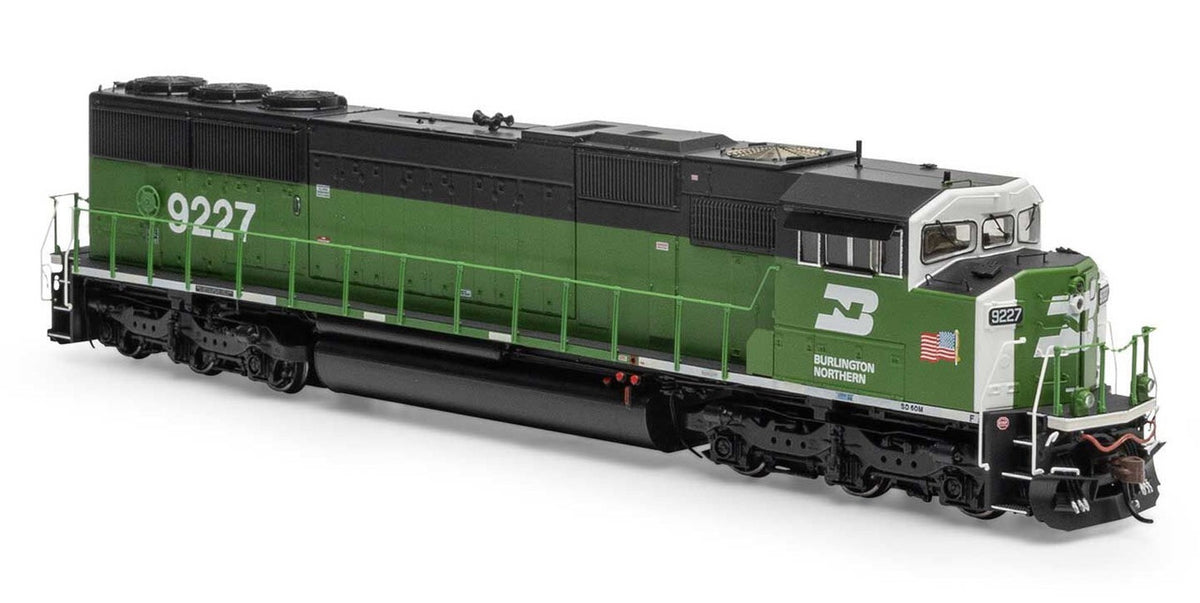Athearn Genesis HO ATHG75639 DCC/Tsunami 2 Sound Equipped EMD SD60M 'Tri-Clops' Locomotive Burlington Northern BN #9227