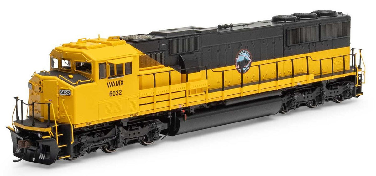 Athearn Genesis HO ATHG75544 DCC Ready EMD SD60M 'Tri-Clops' Locomotive WAMX #6032