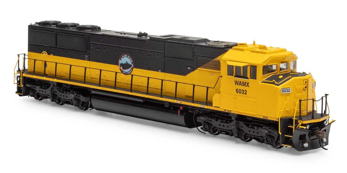 Athearn Genesis HO ATHG75644 DCC/Tsunami 2 Sound Equipped EMD SD60M 'Tri-Clops' Locomotive WAMX #6032