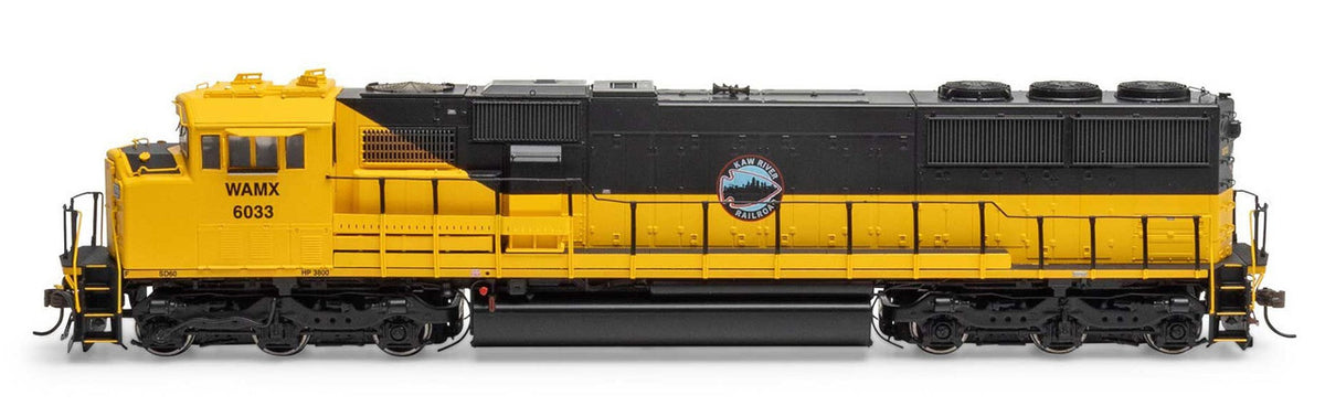 Athearn Genesis HO ATHG75645 DCC/Tsunami 2 Sound Equipped EMD SD60M 'Tri-Clops' Locomotive WAMX #6033