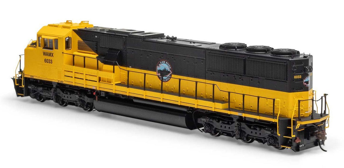 Athearn Genesis HO ATHG75645 DCC/Tsunami 2 Sound Equipped EMD SD60M 'Tri-Clops' Locomotive WAMX #6033