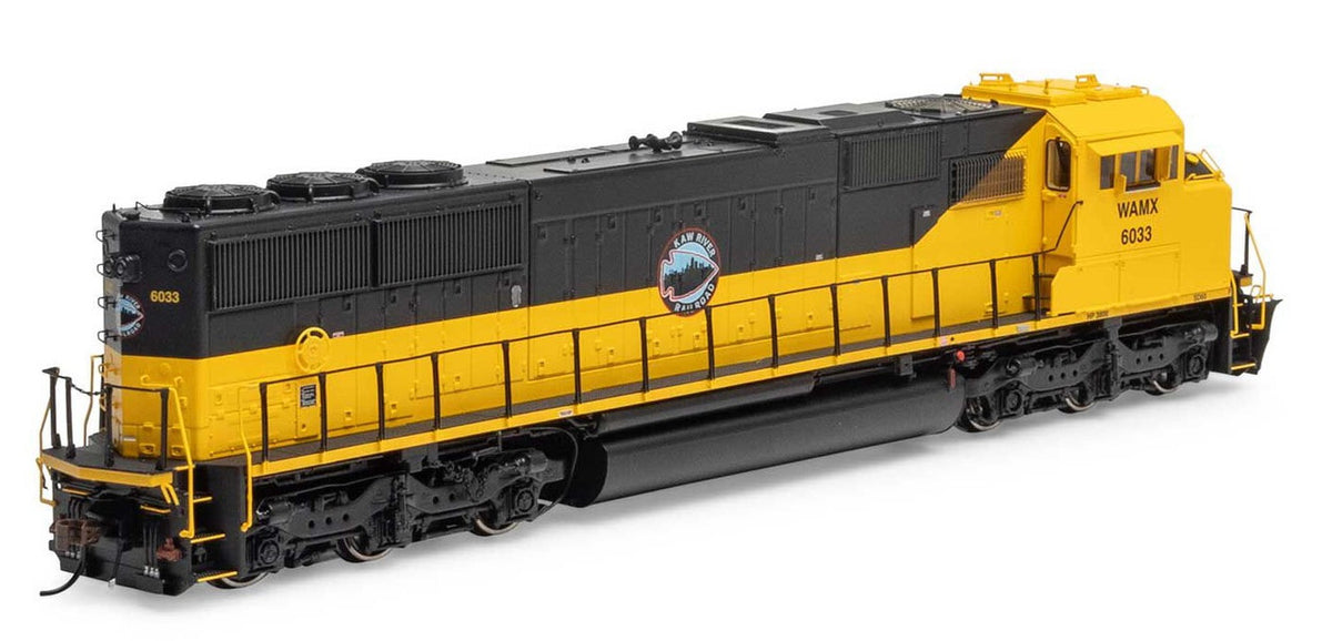 Athearn Genesis HO ATHG75545 DCC Ready EMD SD60M 'Tri-Clops' Locomotive WAMX #6033