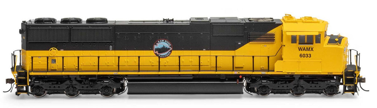 Athearn Genesis HO ATHG75545 DCC Ready EMD SD60M 'Tri-Clops' Locomotive WAMX #6033
