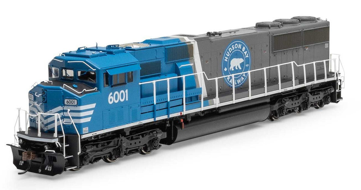 Athearn Genesis HO ATHG75546 DCC Ready EMD SD60M 'Tri-Clops' Locomotive Hudson Bay Railway HBRY #6001
