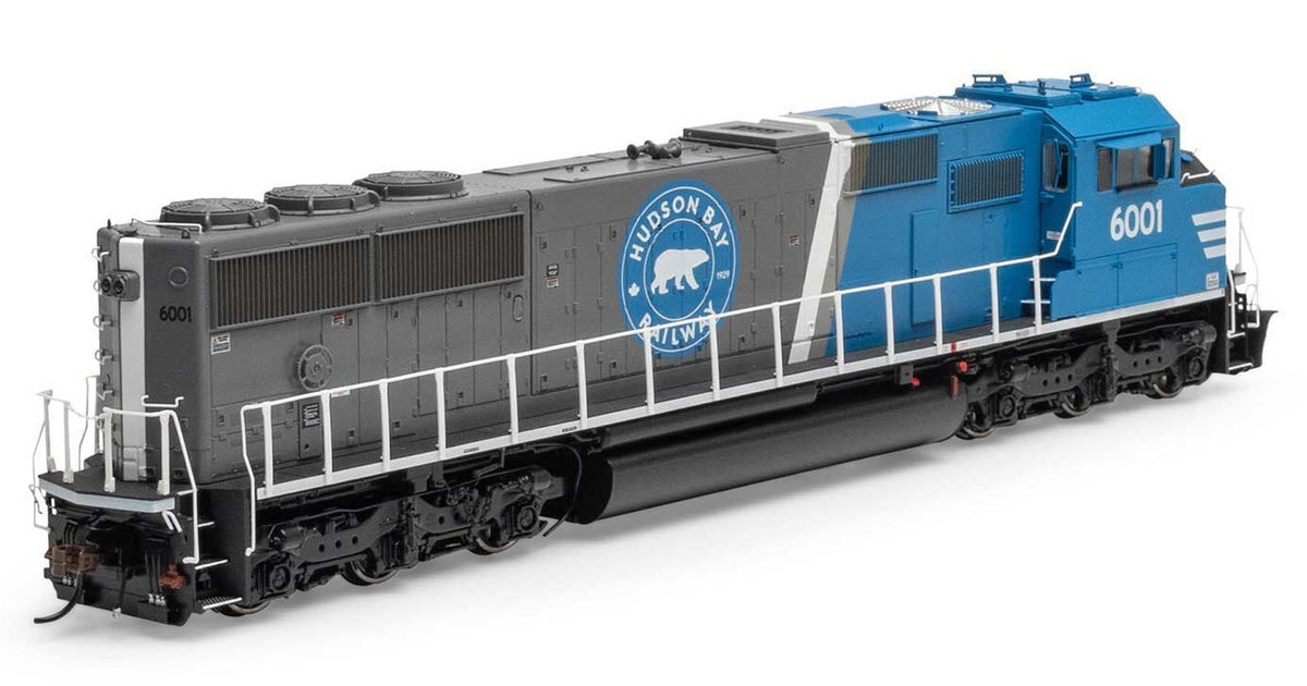 Athearn Genesis HO ATHG75646 DCC/Tsunami 2 Sound Equipped EMD SD60M 'Tri-Clops' Locomotive Hudson Bay Railway HBRY #6001