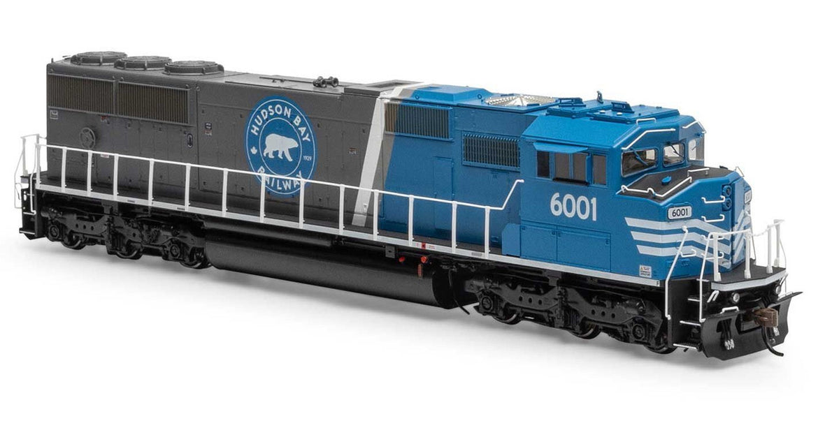 Athearn Genesis HO ATHG75546 DCC Ready EMD SD60M 'Tri-Clops' Locomotive Hudson Bay Railway HBRY #6001