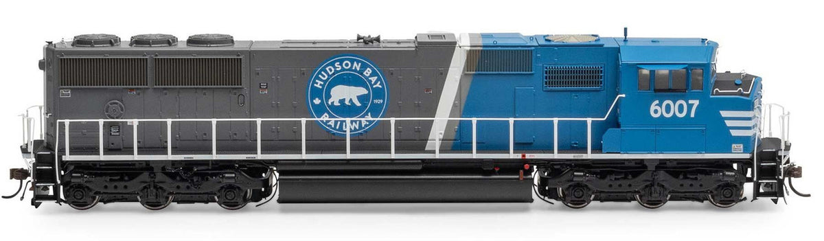 Athearn Genesis HO ATHG75647 DCC/Tsunami 2 Sound Equipped EMD SD60M 'Tri-Clops' Locomotive Hudson Bay Railway HBRY #6007