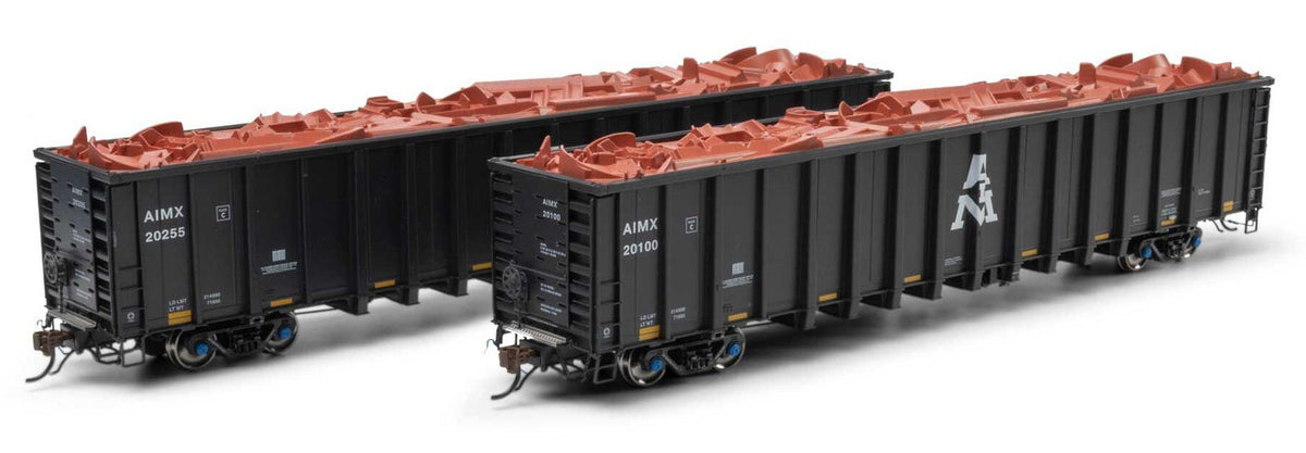 Athearn Genesis HO ATHG78604 NSC 6000 Gondola with Load AIMX #20100/21225 2-Pack