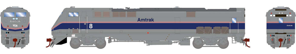 Athearn Genesis HO ATHG81334 DCC/Tsunami 2 Sound Equipped GE P42DC Locomotive Amtrak 'Phase IV Scheme' #8