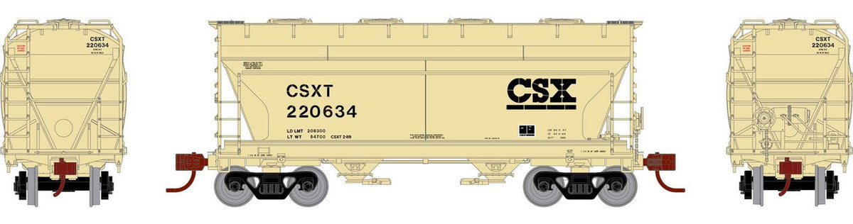 Athearn Genesis N ATHGN24680 ACF 2970 Covered Hopper CSX CSXT #220634