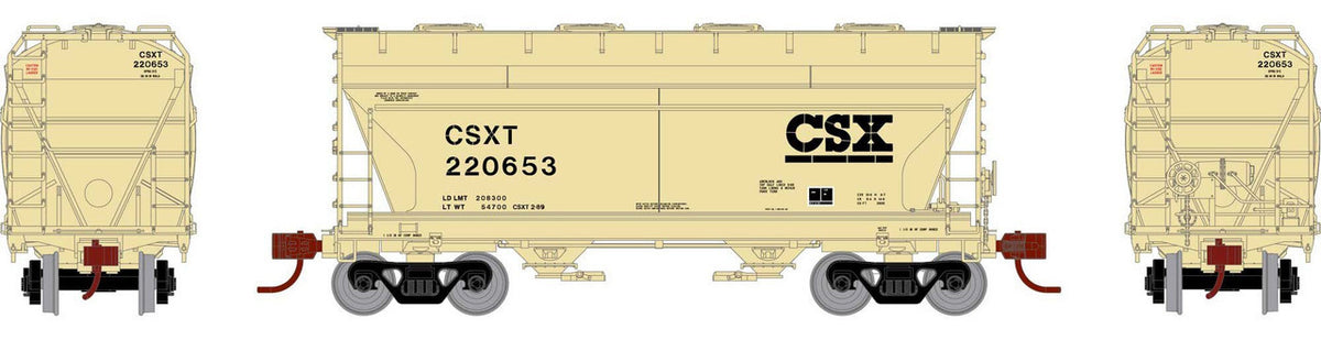 Athearn Genesis N ATHGN24681 ACF 2970 Covered Hopper CSX CSXT #220653