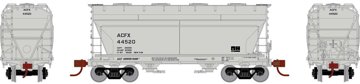 Athearn Genesis N ATHGN24684 ACF 2970 Covered Hopper ACFX #44520
