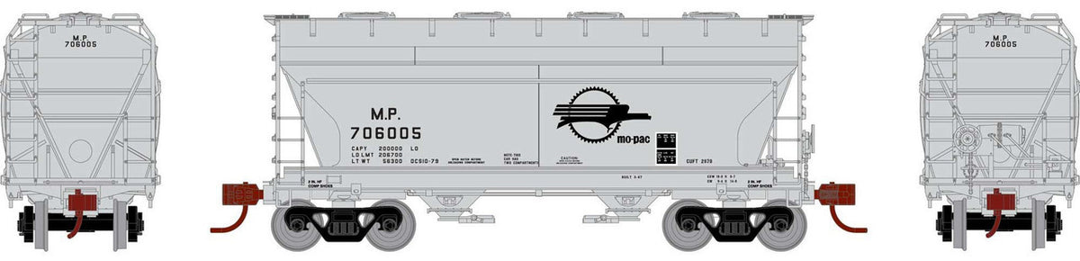 Athearn Genesis N ATHGN24695 ACF 2970 Covered Hopper Mo-Pac MP #706005