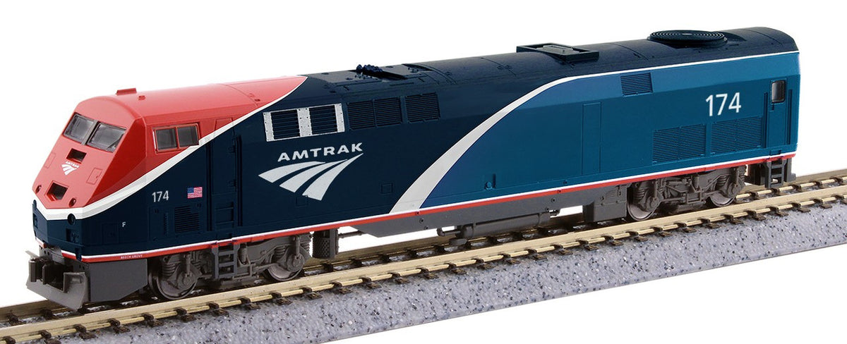 Kato N 176-6041-LS-DMW with DCC/ESU LokSound V5 GE P42 Genesis Locomotive Amtrak 'Phase VII' #174