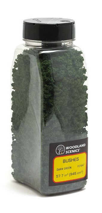 Woodland Scenics FC1647 Bushes Shaker - Dark Green