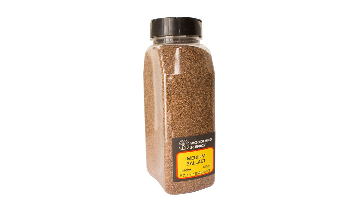 Woodland Scenics B1379 Medium Ballast Shaker - Brown