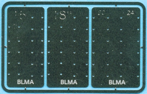 BLMA N 57 Detail Parts Grab Iron Drill Templates 4 sizes