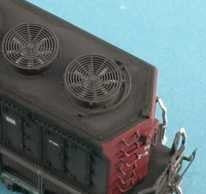 BLMA N 93 Detail Parts Rear Fan Grab Iron - Round 3 per pack