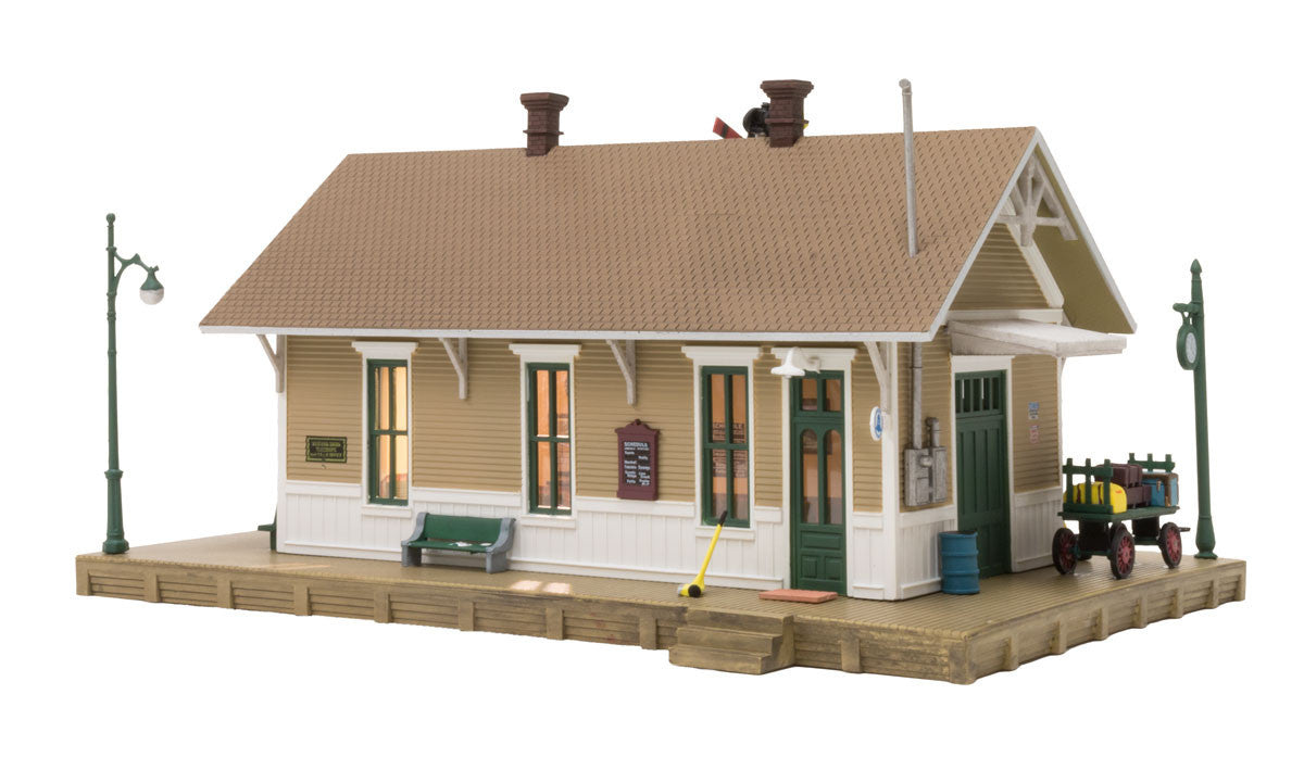 Woodland Scenics N BR4928 Built Up Dansbury Depot