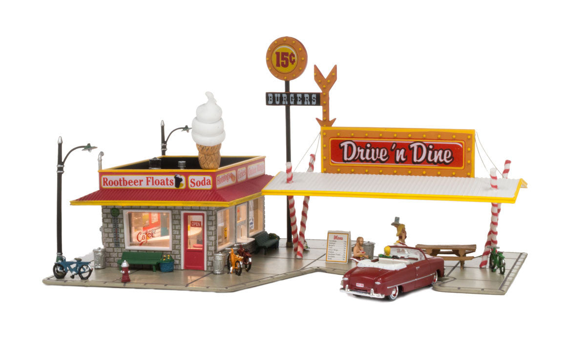 Woodland Scenics N BR4929 Built Up Drive N Dine