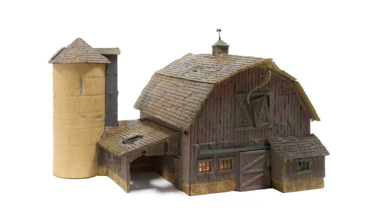 Woodland Scenics N BR4932 Built Up Weathered Barn