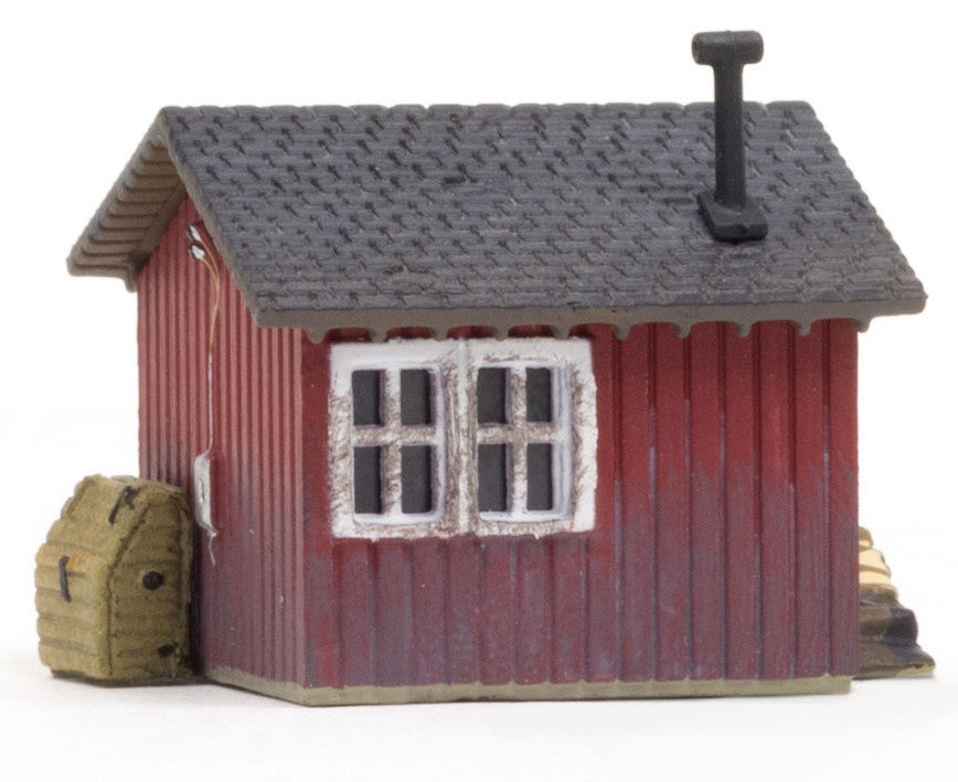 Woodland Scenics N BR4947 Built-&-Ready Landmark Structure Work Shed Assembled