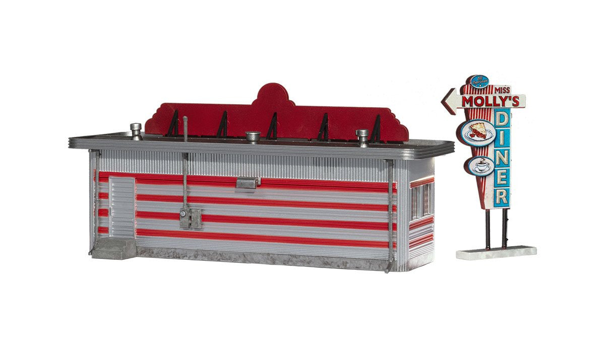 Woodland Scenics N BR4956 Built & Ready Miss Molly's Diner