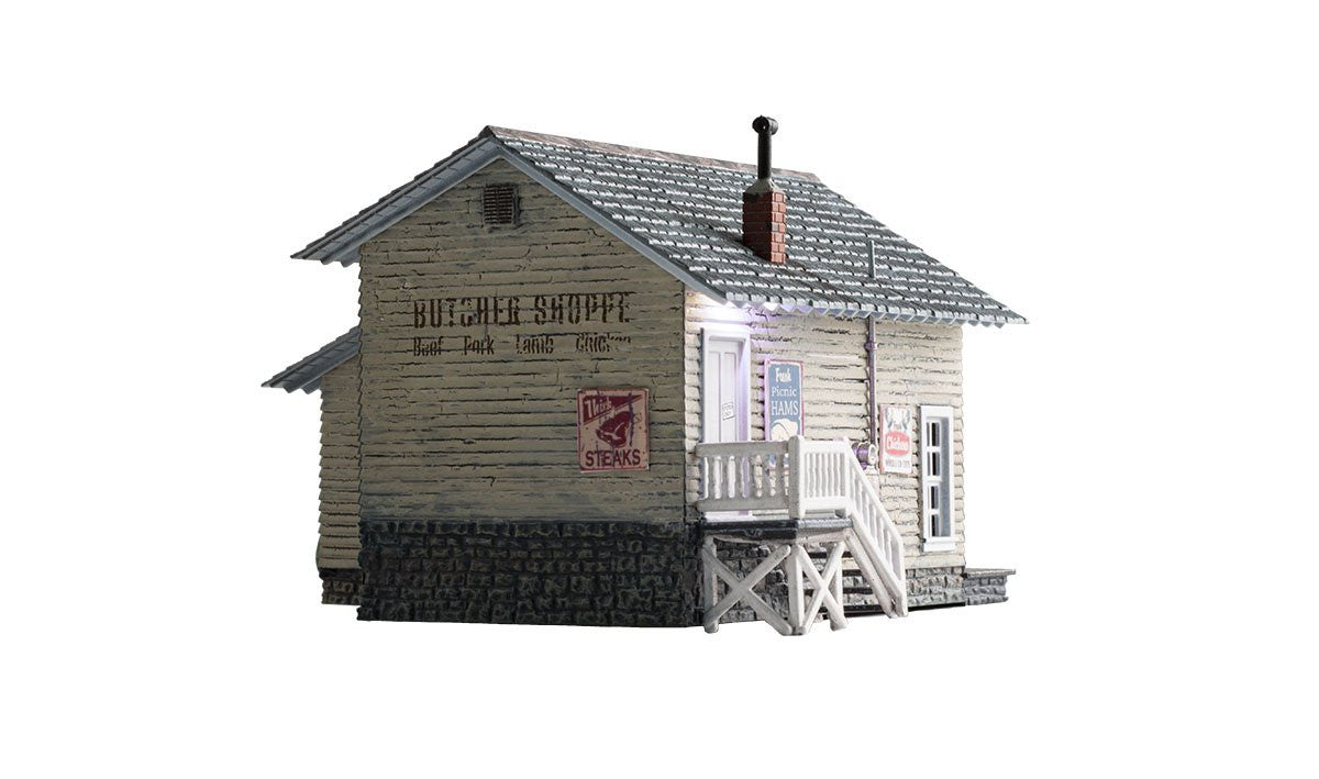 Woodland Scenics N BR4958 Built Up Carver's Butcher Shoppe
