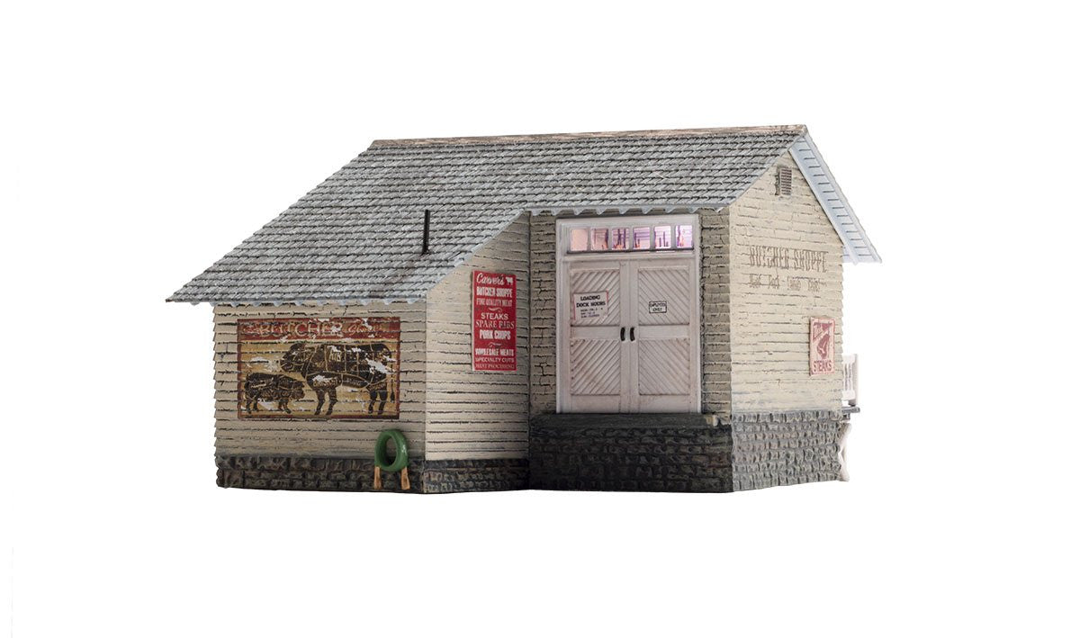 Woodland Scenics N BR4958 Built Up Carver's Butcher Shoppe