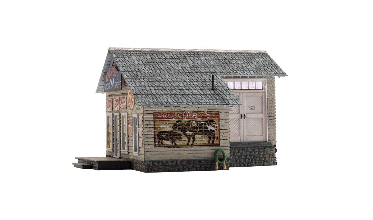 Woodland Scenics N BR4958 Built Up Carver's Butcher Shoppe