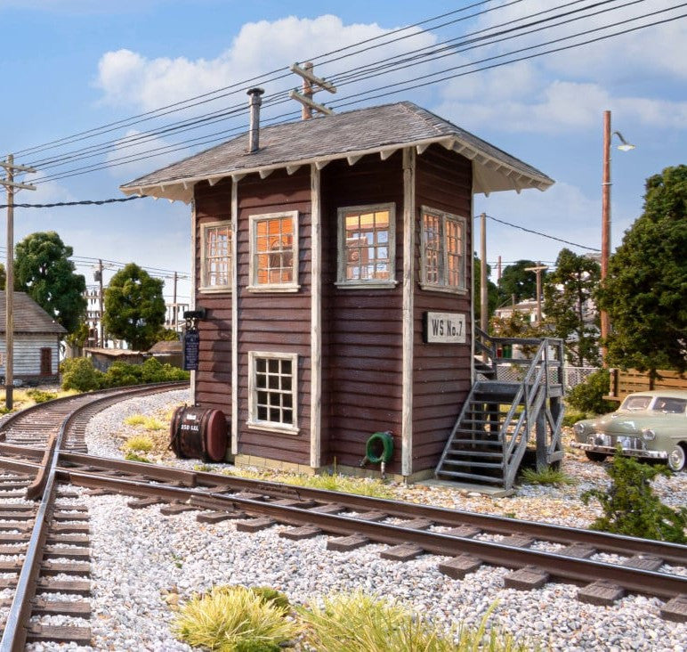 Woodland Scenics HO BR5074 Built & Ready Interlocking Tower