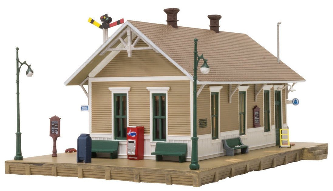 Woodland Scenics HO BR5023 Built Up Dansbury Depot