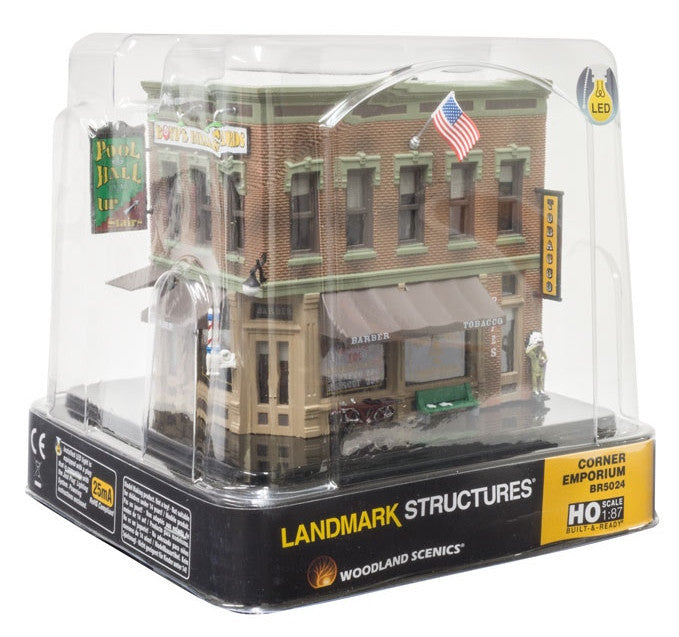 Woodland Scenics HO BR5024 Built Up Corner Emporium