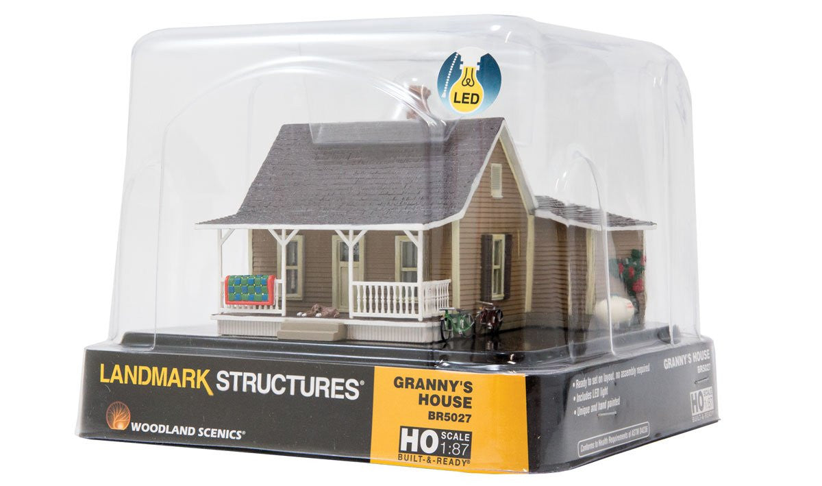 Woodland Scenics HO BR5027 Built Up Granny's House