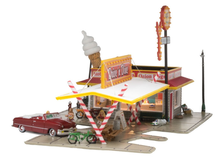Woodland Scenics HO BR5029 Built Up Drive 'n Dine
