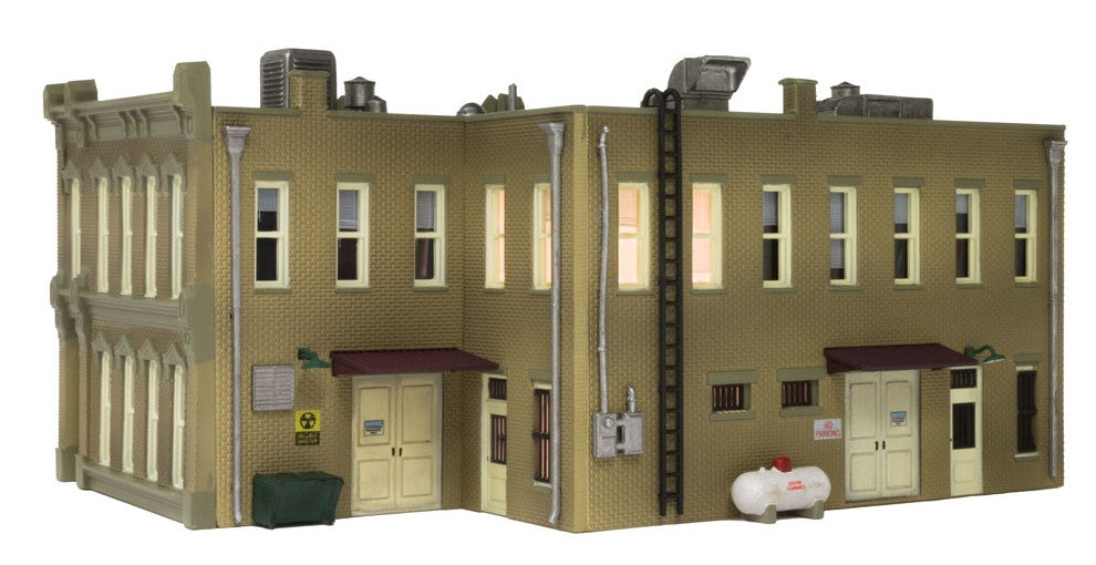 Woodland Scenics HO BR5030 Built Up Municipal Building w/Interior Light