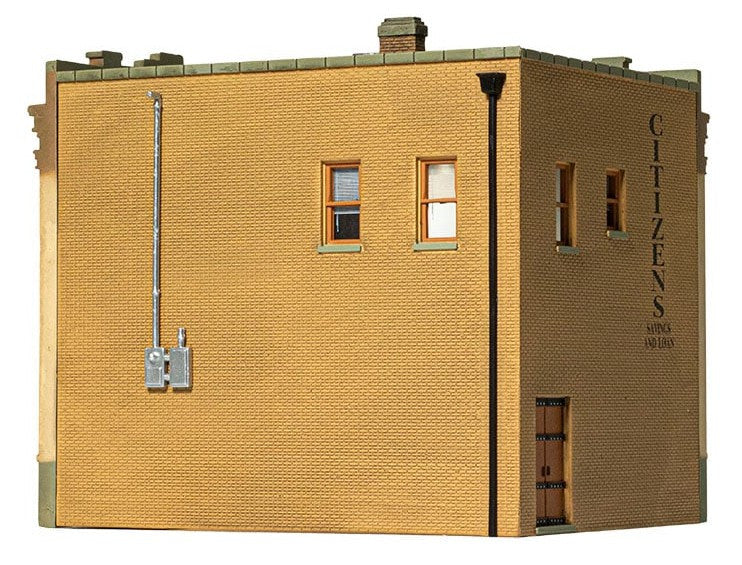 Woodland Scenics HO BR5033 Built & Ready Citizens Savings and Loan