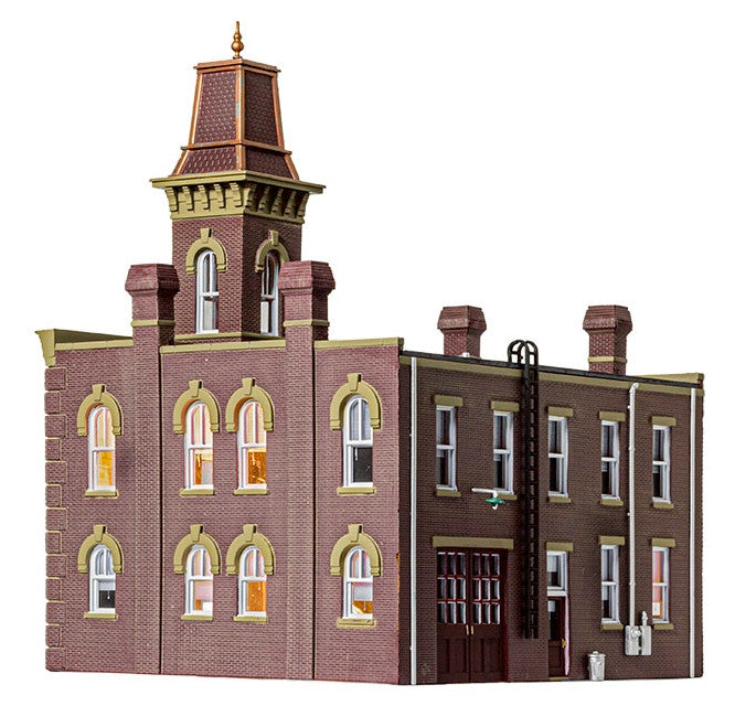 Woodland Scenics HO BR5034 Built Up Firehouse
