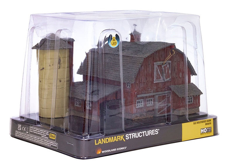 Woodland Scenics HO BR5038 Built Up Old Weathered Barn