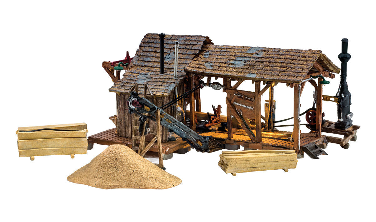 Woodland Scenics HO BR5044 Built Up Buzz's Sawmill