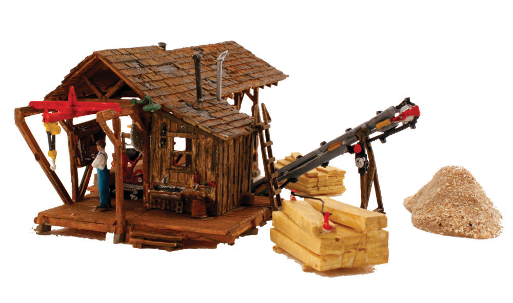 Woodland Scenics HO BR5044 Built Up Buzz's Sawmill
