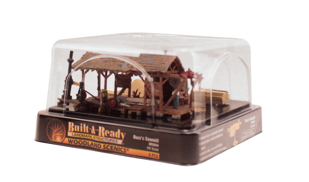 Woodland Scenics HO BR5044 Built Up Buzz's Sawmill