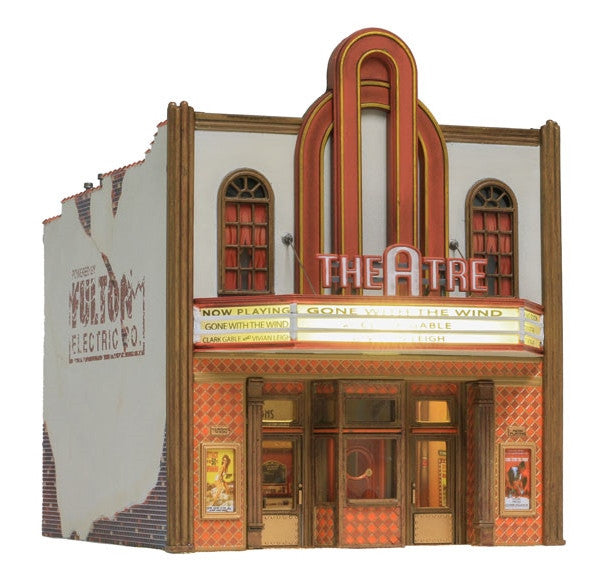 Woodland Scenics HO BR5054 Built Up Theatre w/ Lights
