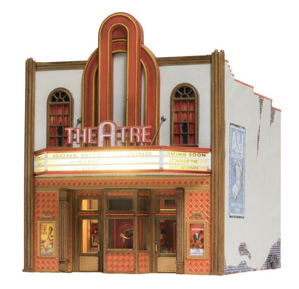 Woodland Scenics HO BR5054 Built Up Theatre w/ Lights
