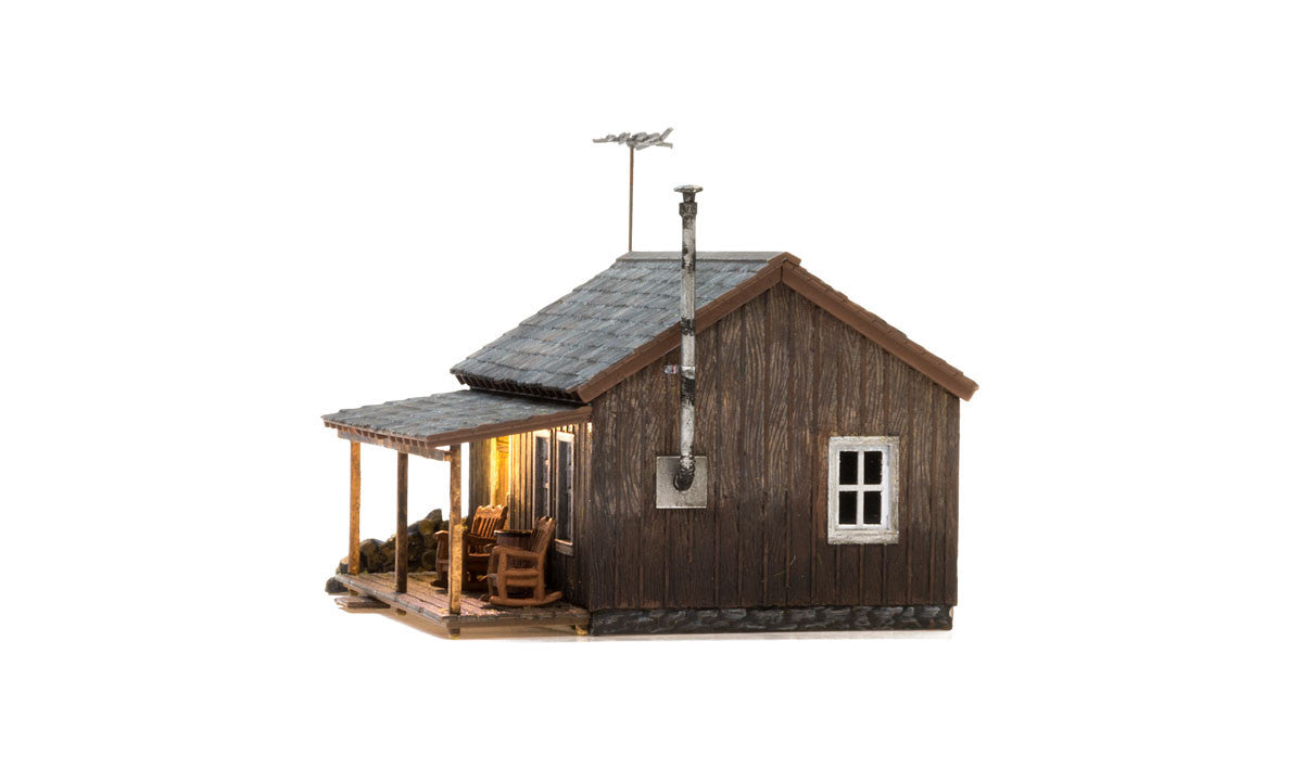 Woodland Scenics HO BR5065 Built Up Rustic Cabin