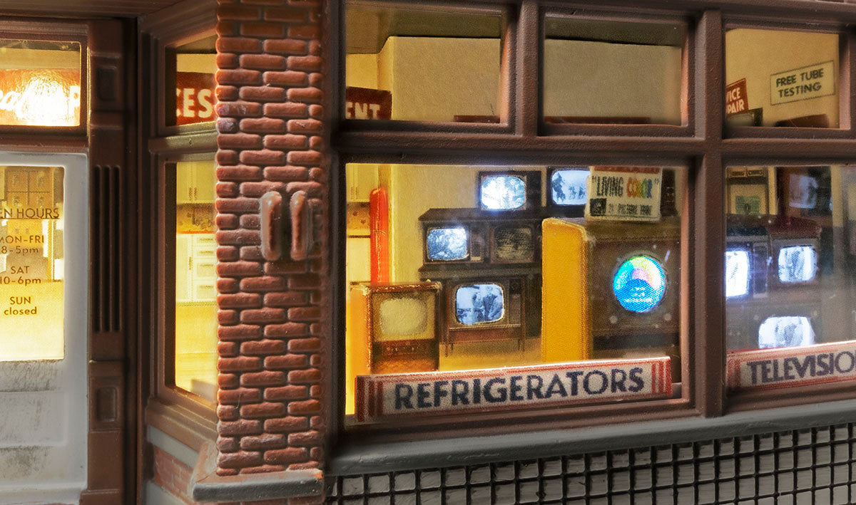 Woodland Scenics HO BR5069 Built Up Smith Brothers TV & Appliance