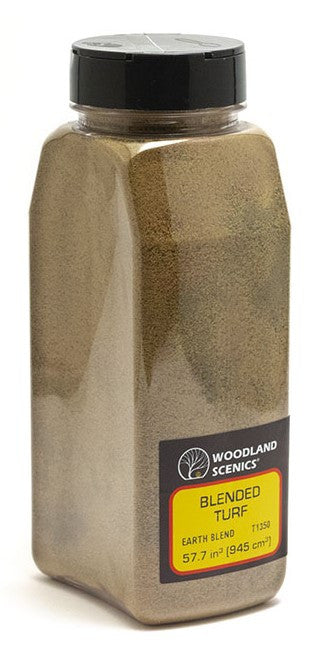 Woodland Scenics T1350 Blended Turf - Shaker - Earth Blend