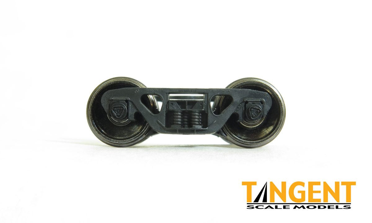 Tangent HO 104 70-Ton Barber S-2-A Roller Bearing Trucks w/33" Normal Tread 0.110" All-Metal Precision Wheelsets w/non-spinning bearings-1 Pair